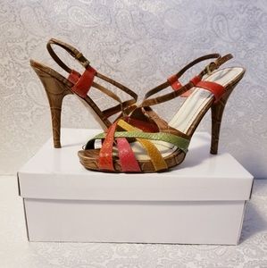 Nine West - Multi Color Strappy Sandal